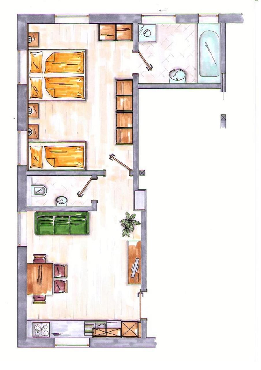 Oeko-Appartements Fallhaus フォルスタウ 部屋 写真